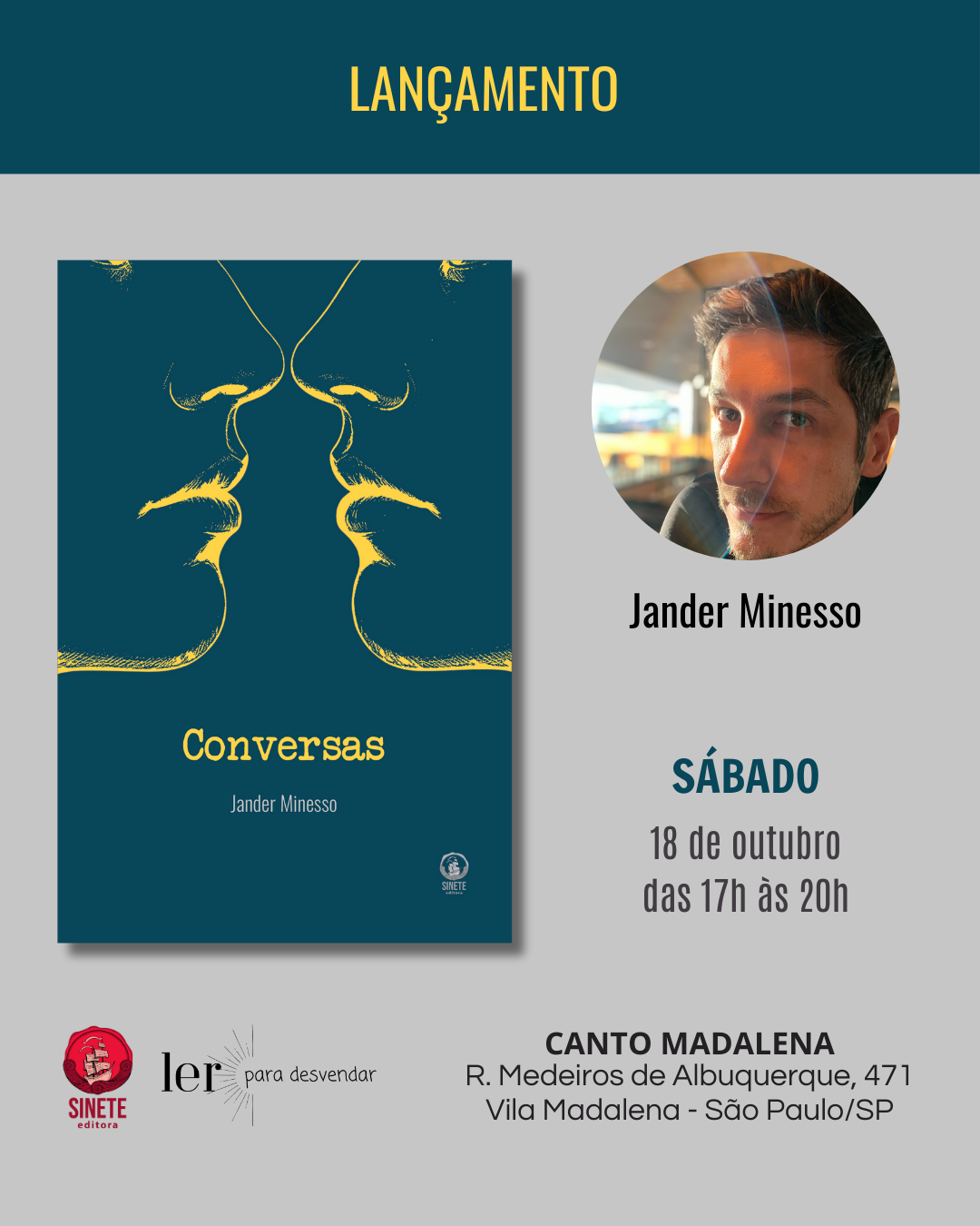 Crônicas | Editora Sinete, 2025