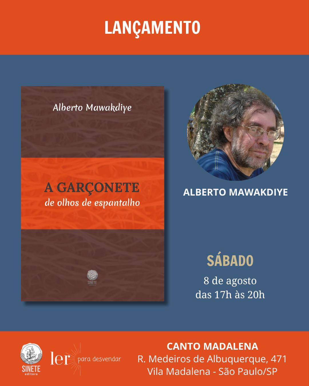 Lançamento | Conto | Editora Sinete, 2026